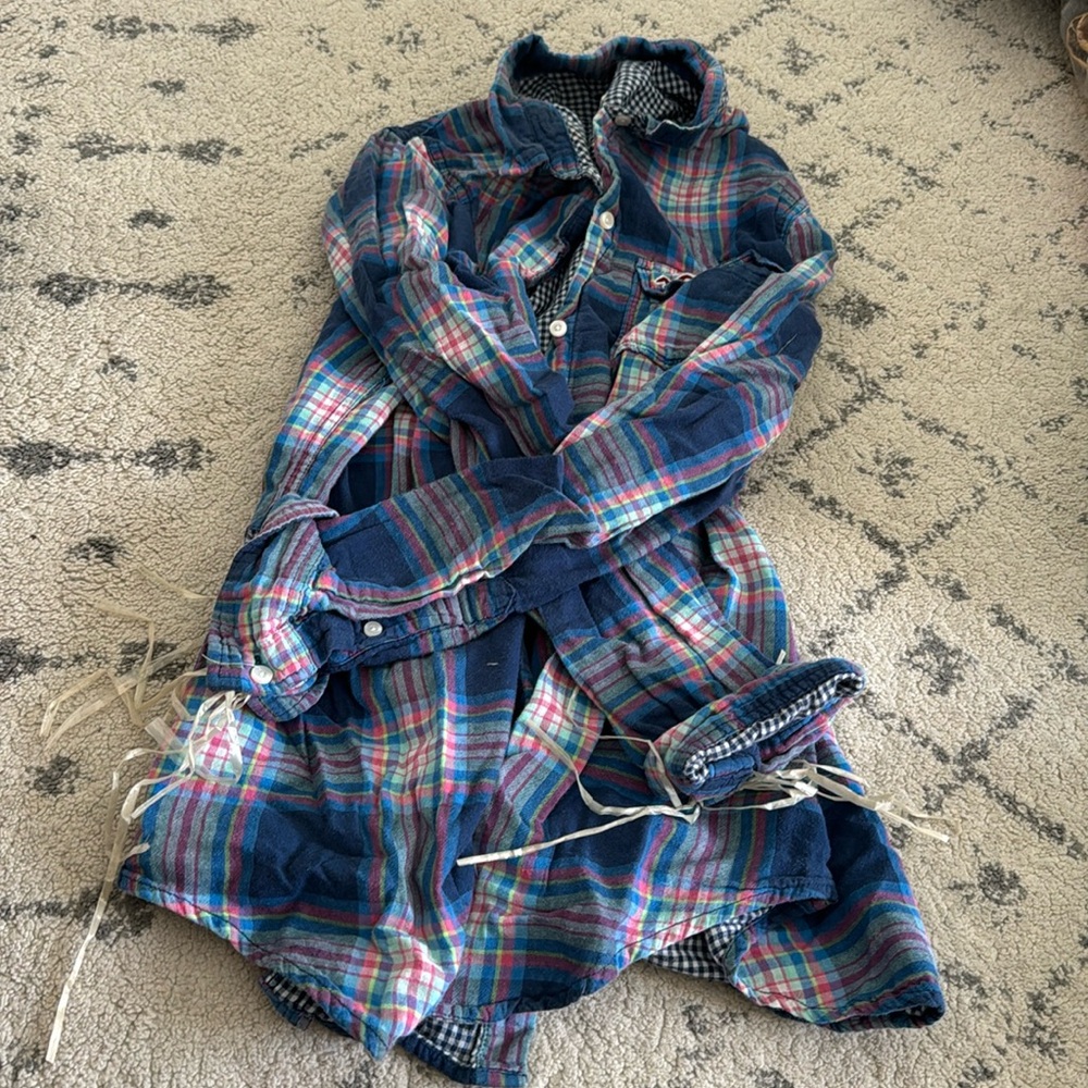 Women’s hollister flannel for scarecrow costume